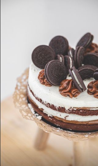 Tarta entera de oreo y Dulce de leche Tamaño S (M6)