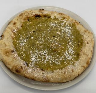 Pizza pistacchio