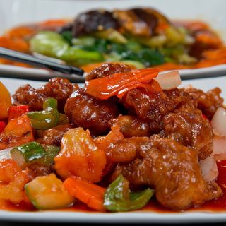 42. Maiale fritto in salsa agrodolce