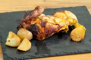 Cuarto de Pollo a la Leña 