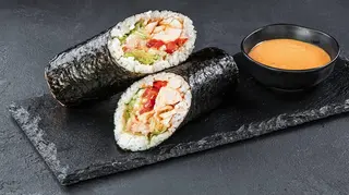 Суші шаурма з куркою