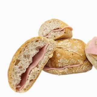 Sandes manteiga e fiambre 