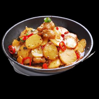 Patate a fette in miniwok(干锅土豆片）