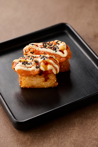 Crispy rice al salmone - 2 pezzi