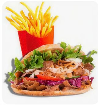 Menú Doner Kebab pollo
