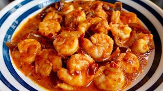 60.Gambas con salsa picante 
