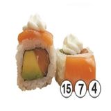 27. CALIFORNIA SALMÓN DRAGÓN CON QUESO 8U