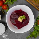 Salata de sfecla rosie cu hrean