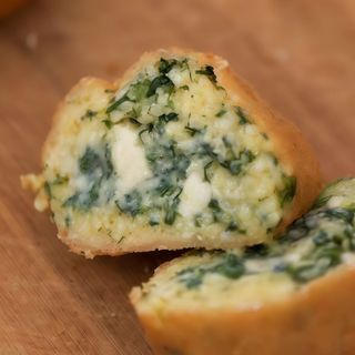Arancina spinaci e gorgonzola