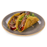 Тако з Бріскетом та цибулею фрі