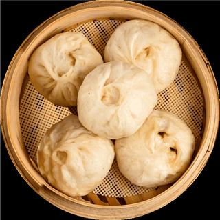 Дрожжевые манты с мясом