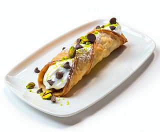 Cannolo siciliano scomposto