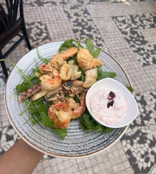 Fritto misto cu fructe de mare