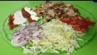  Vaschetta kebab e pane 