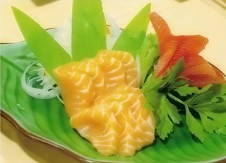 Sashimi de salmón (8 uds.)