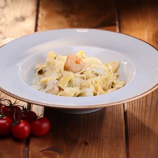 Tagliatelle Creveți și Dovlecei 535gr