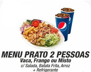 Menu Prato Para 2 Bp