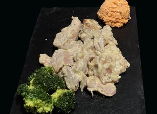 Пилешко с медена горчица