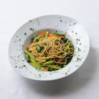 Spaghetti con verduras 