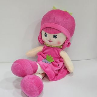 Boneca Moranguinho cor de rosa escuro