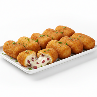 Ración De Croquetas De Cecina Y Queso De Cabra (10 Uds.)