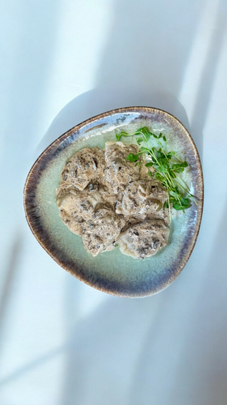 Pierogi z mięsem kaczym