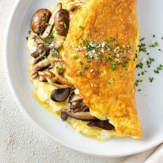 Omelette Fromage et Champignons