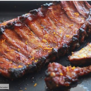 Media Costillas bbq 