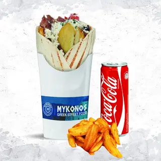 Menu Pita Grec Keftedes