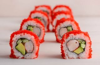 Каліфорнія з креветкою(250г/8шт)