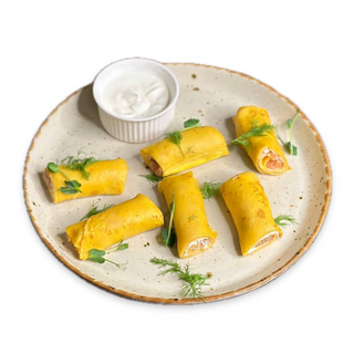 Гарбузові млинці з лососем (150\50г)