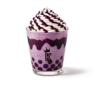Blueberry Boba Frappe