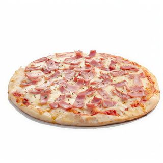 Pizza especial de jamón y queso (mediana)