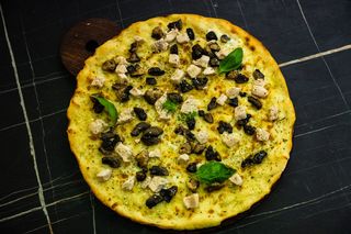 Pizza Poulet Champignons