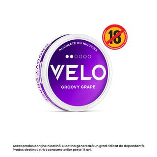 Pliculete cu nicotina VELO GROOVY GRAPE 6mg