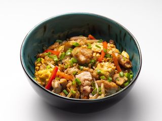 Тепаньякі з куркою