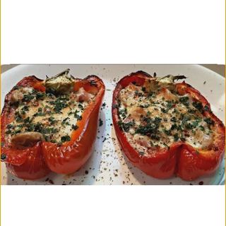 Pimientos asados (ración)