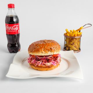 Peti element burger+ pomfrit ili french + gratis Cocta