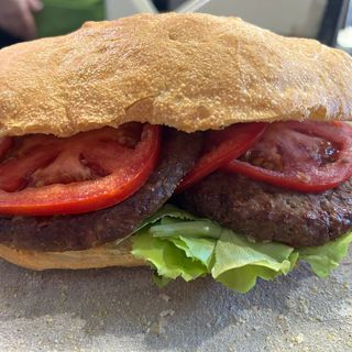 Panino con hamburger