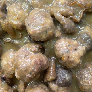 Albóndigas con setas