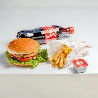 Комбо "Бургер"(куринный )