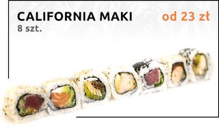 California z krewetką w tempurze