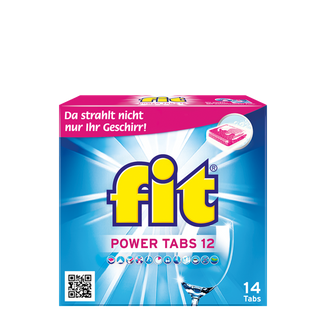 ფიტი ჭურჭლის სარეცხი მანქანის სიძლიერე 12 ტაბლეტები 14 ც