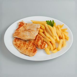 Grilovano belo meso 200g sa prilogom 250g