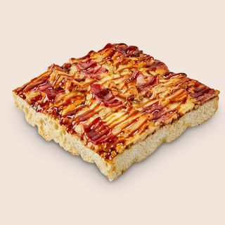 Focaccia de pollo barbacoa