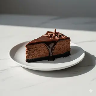 Cheesecake al cioccolato fondente