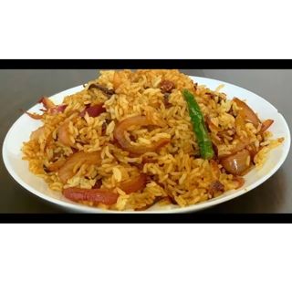 Chicken schezwan fried rice 