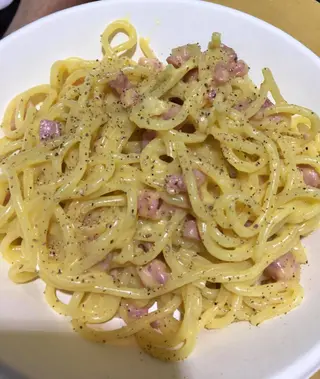 Spaghetti  freschi alla carbonara