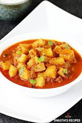 Shak (Potato Curry) + Rotli (4 Pcs)