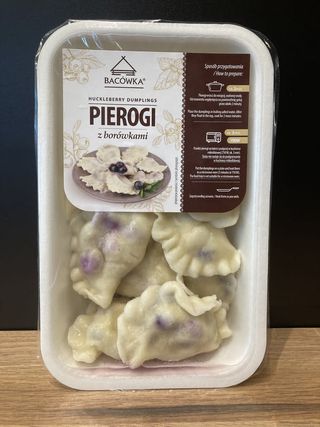Pierogi z borówkami
